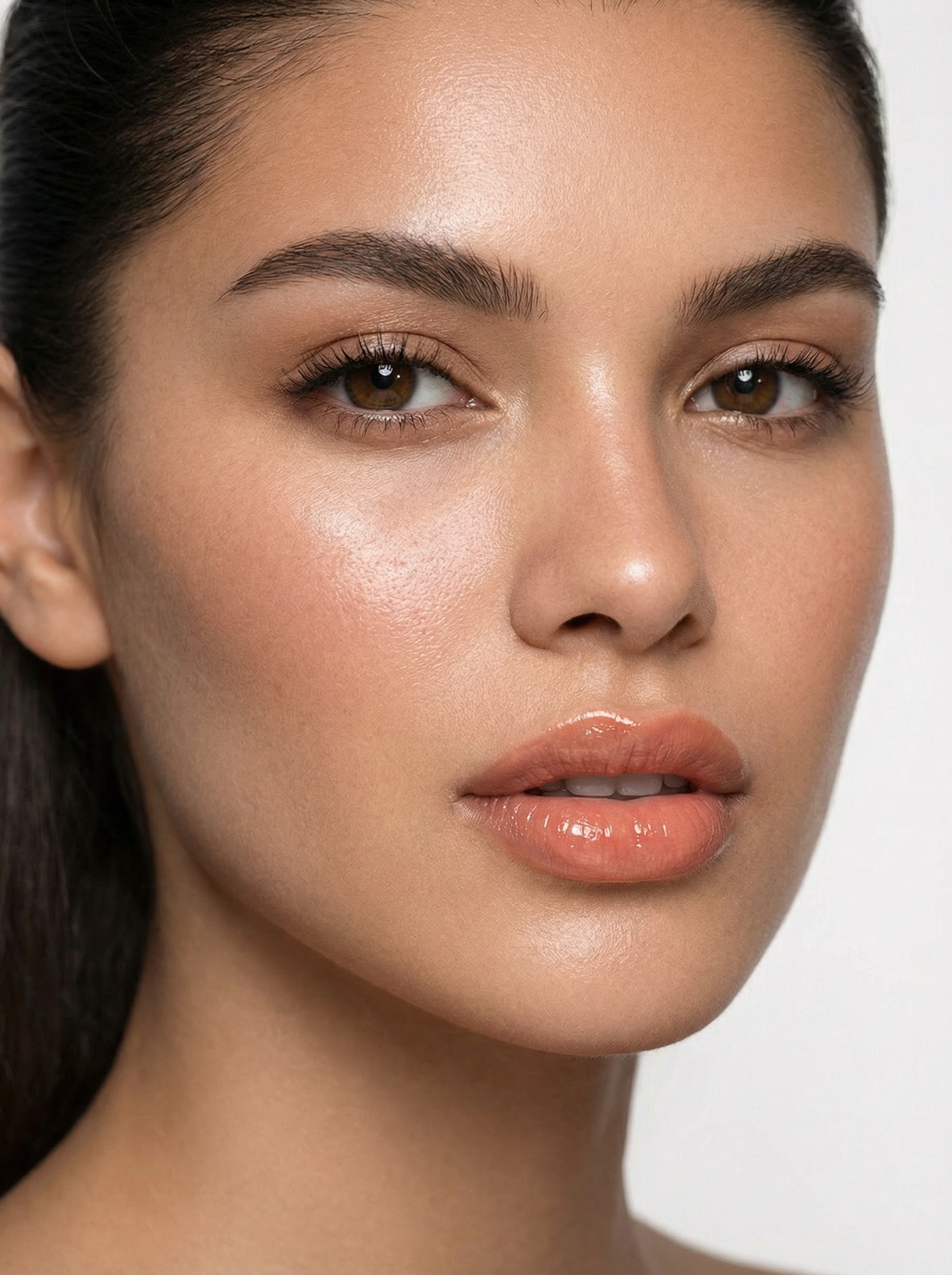 Gloss lèvres Sunset Peach SPF 15 – teinte pêche dorée | SAVOR Paris