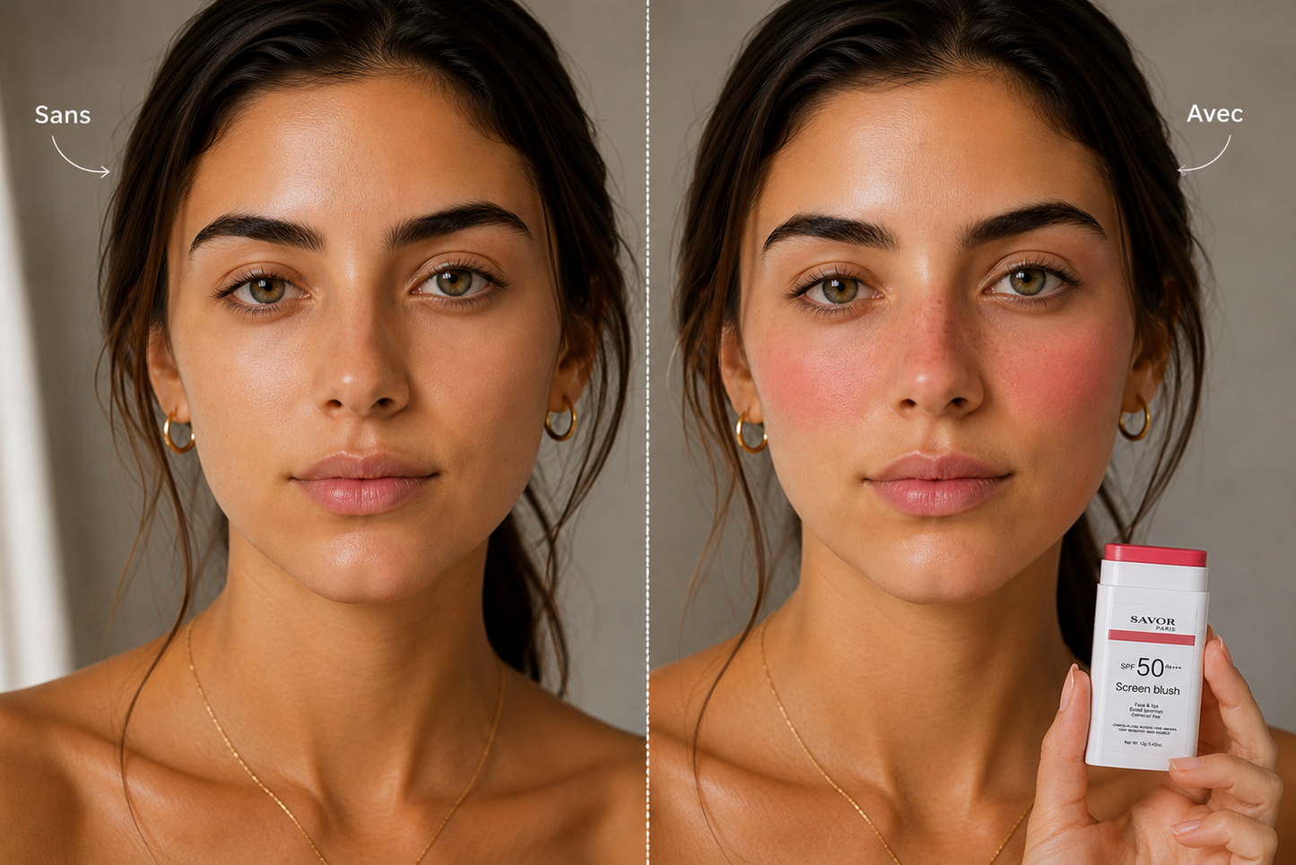 Screen Blush Rosy Pink – couleur rose modulable SPF 50 | SAVOR Paris