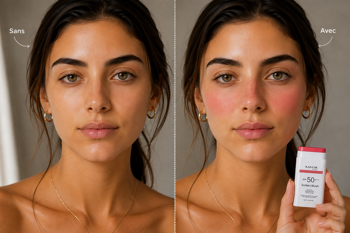 Screen Blush Rosy Pink – couleur rose modulable SPF 50 | SAVOR Paris