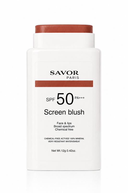 Screen Blush Sun Tan SPF 50 – blush bronzer teinté | SAVOR Paris
