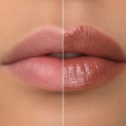 Solar Gloss Nude Chocolat – soin lèvres teinté SPF 15 | SAVOR Paris