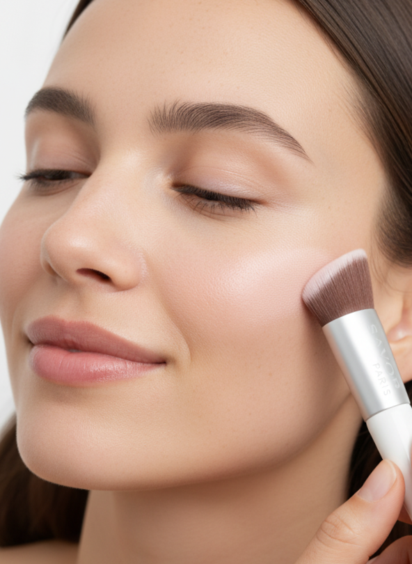 Pinceau maquillage multi-usage pour fondre et sculpter | SAVOR Paris