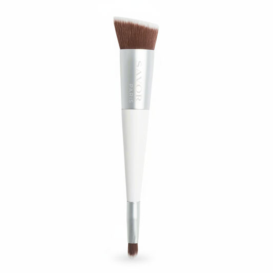 Pinceau maquillage 2-en-1 multi-usage | SAVOR Paris