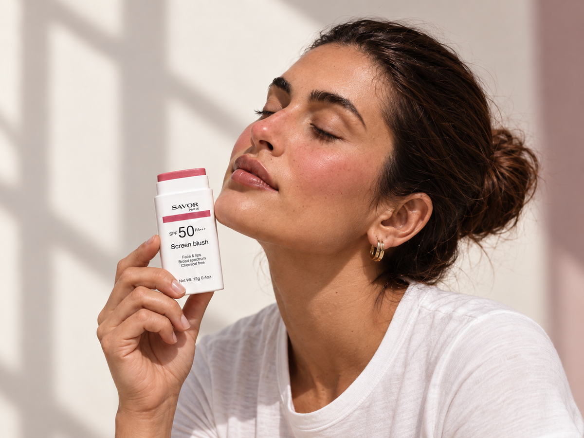 SAVOR Paris — portrait rapproché, Screen Blush Rosy Pink