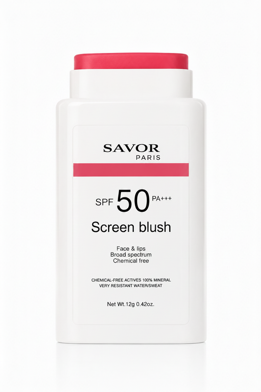 Screen Blush Rosy Pink SPF 50 – blush rose teinté | SAVOR Paris