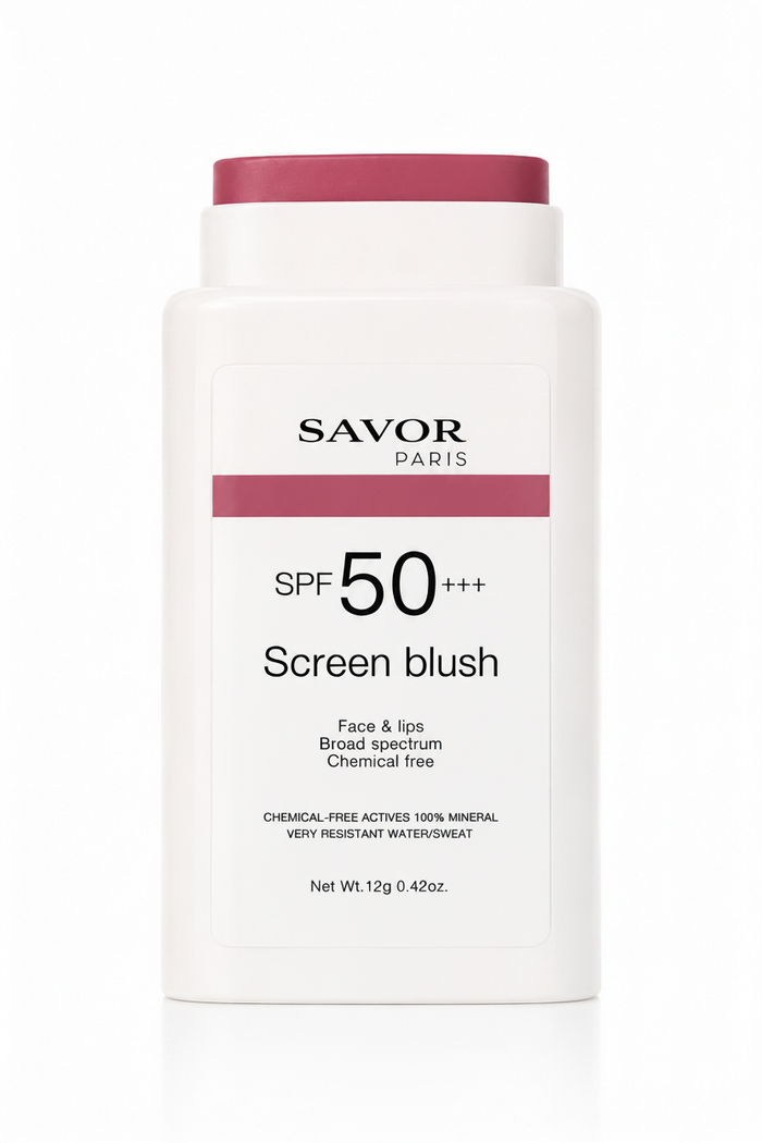 Screen Blush Soft Berry SPF 50 – blush baie teinté | SAVOR Paris