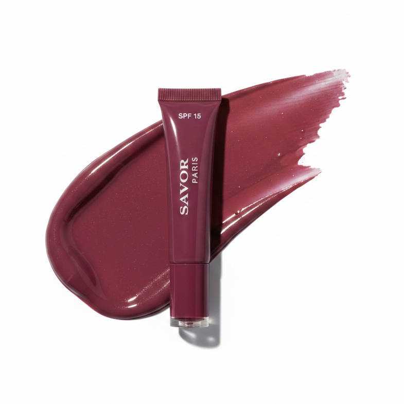 Solar Gloss Berry Velvet SPF 15 – gloss lèvres baie | SAVOR Paris