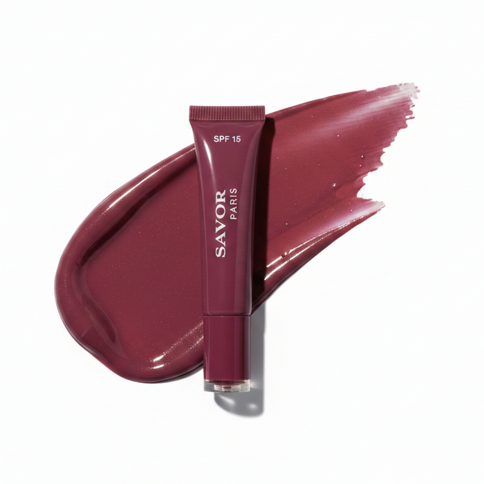 Solar Gloss Berry Velvet SPF 15 – gloss lèvres baie | SAVOR Paris